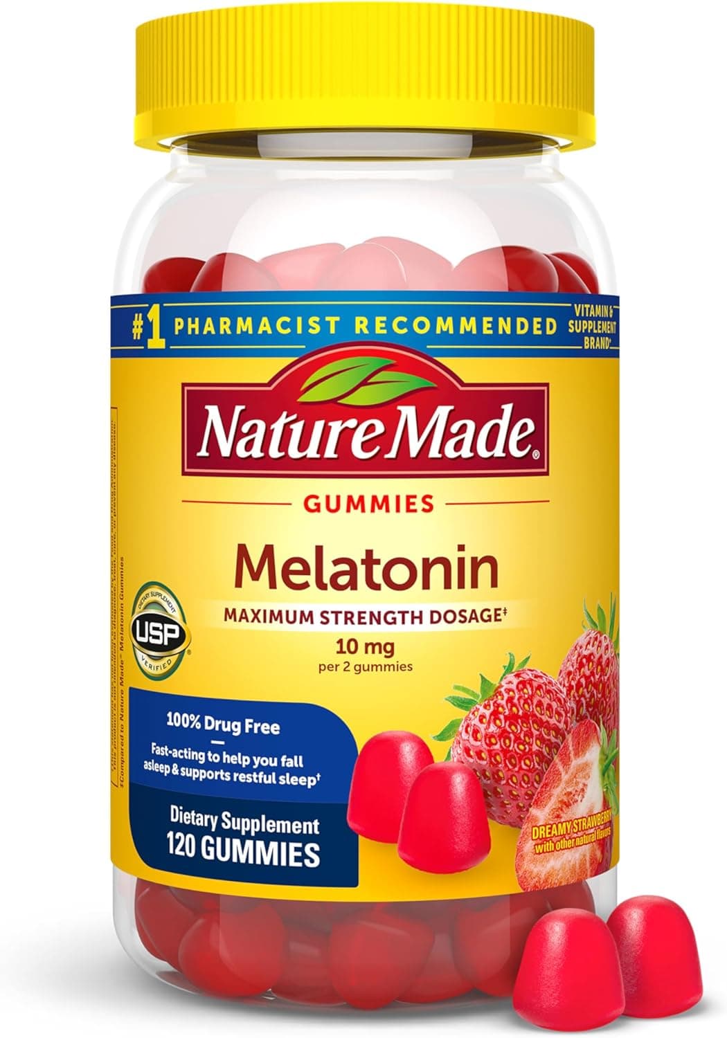 Melatonina 10 mg · 120 gomas